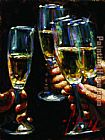 Brindis con Champagne by Fabian Perez